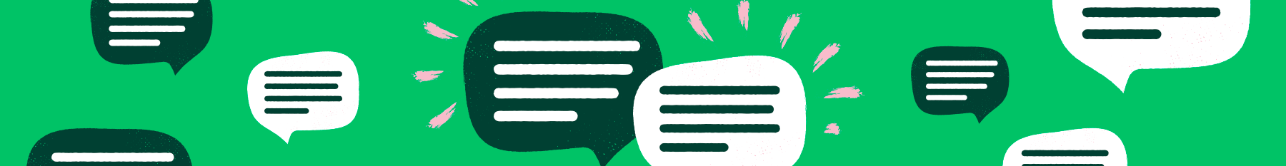 speech bubble background graphic