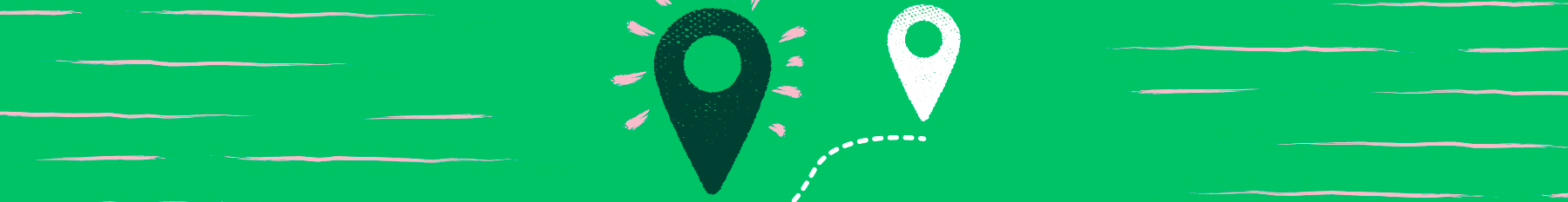 Map pins graphic