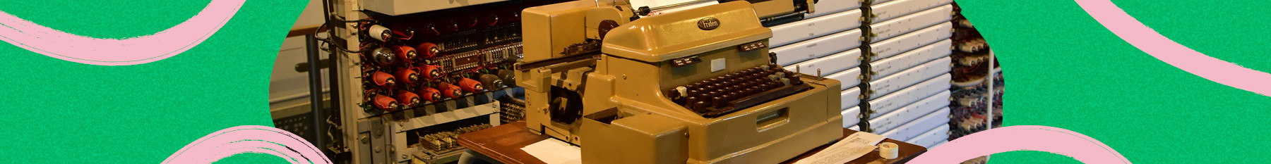 Colossus digital computer at Bletchley Park