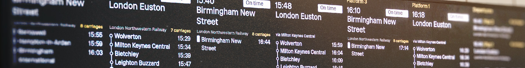 Departure board