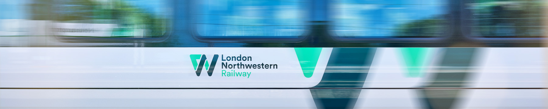 London Northwestern Railway Logo on a train