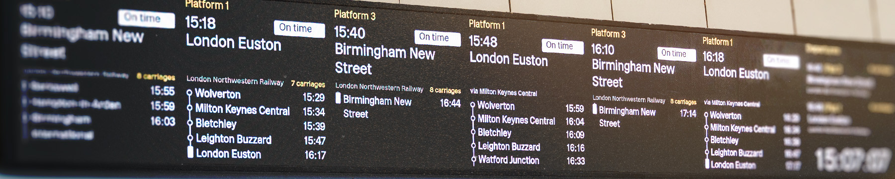 Departure board