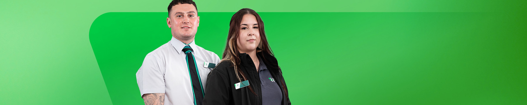 Senior Conductors in front of green backdrop