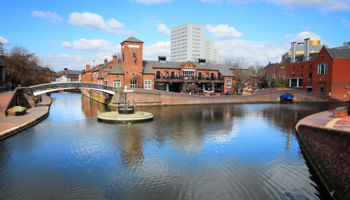 Birmingham canal scene