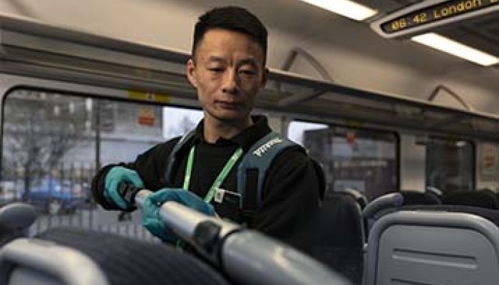 LNR cleaner sanitising trains 