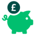 No booking fees icon
