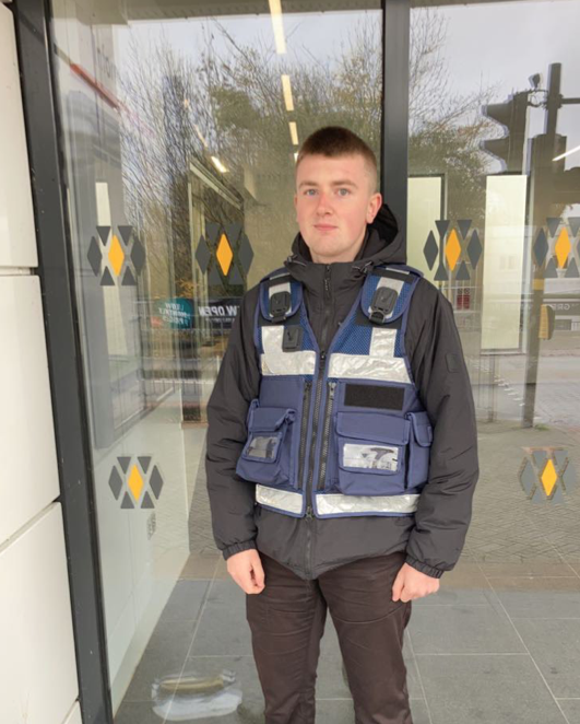 Daniel Ward, Princes Trust member on work experience with West Midlands Trains