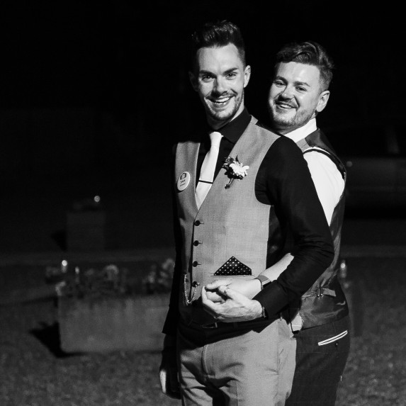 Sam and Dan wedding photo