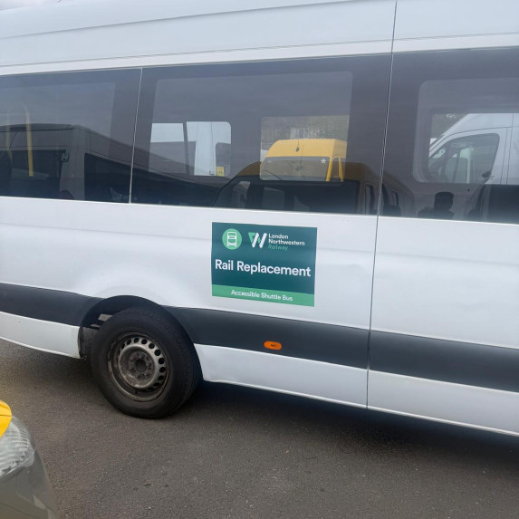Accessible Vehicle with signage