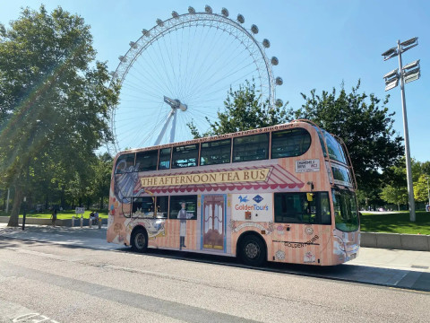 Afternoon Tea Bus with Panoramic Tour of London Golden Tours