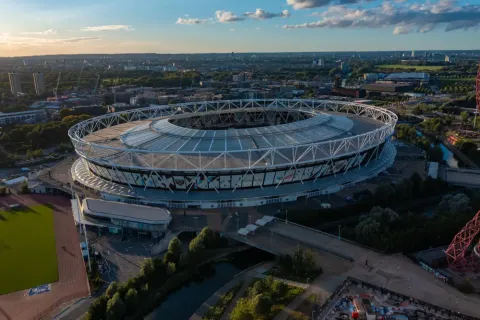 London Stadium former Olympic Stadium 