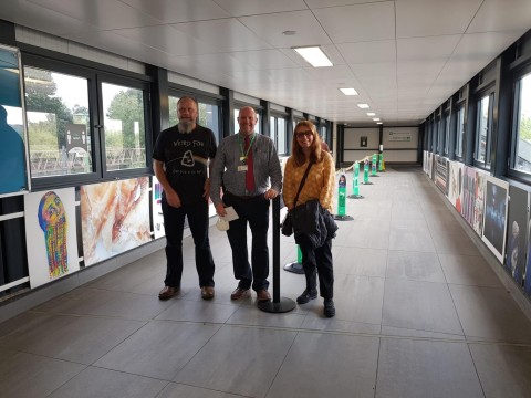 Artwork exhibition unveiled at Northampton following college link-up