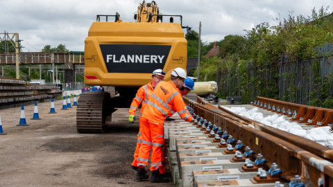Christmas upgrades to future-proof West Coast Main Line near Milton Keynes