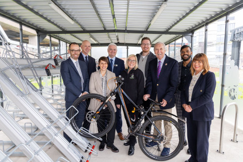 New cycle hub facility opens at Wolverhampton Interchange