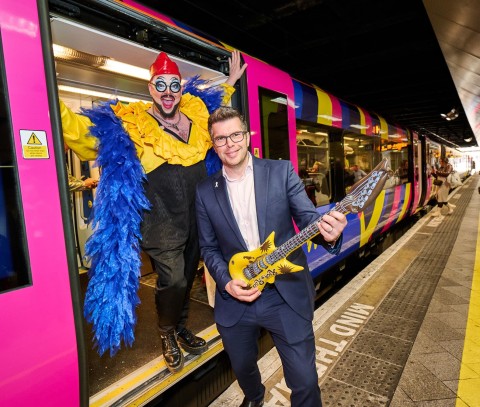 London Northwestern Railway runs “Eurovision Special” to join party spirit
