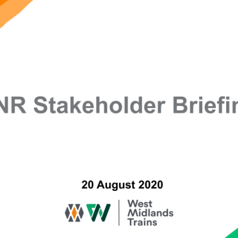 London Northwestern Railway: Stakeholder Briefing - August 2020