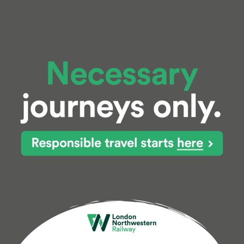 London Northwestern Railway urges customers to avoid the train when planning reunions