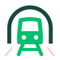 Train Leaving Tunnel Icon