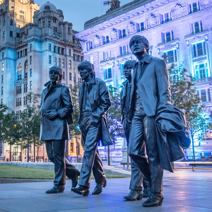 Image of Beatles statue