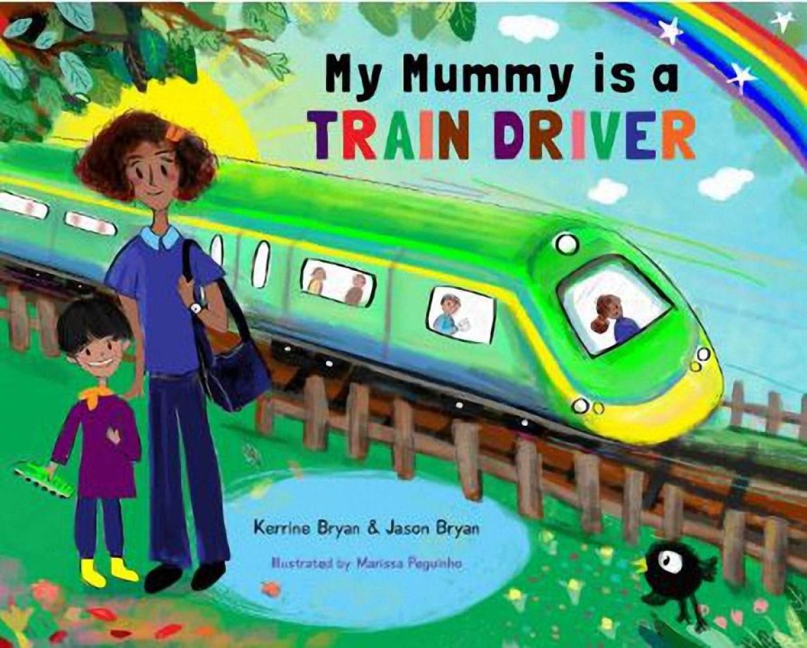 My mummy is a train driver book cover