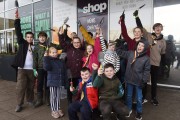 Local children fill Milton Keynes planters