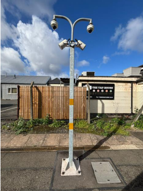 CCTV on posts