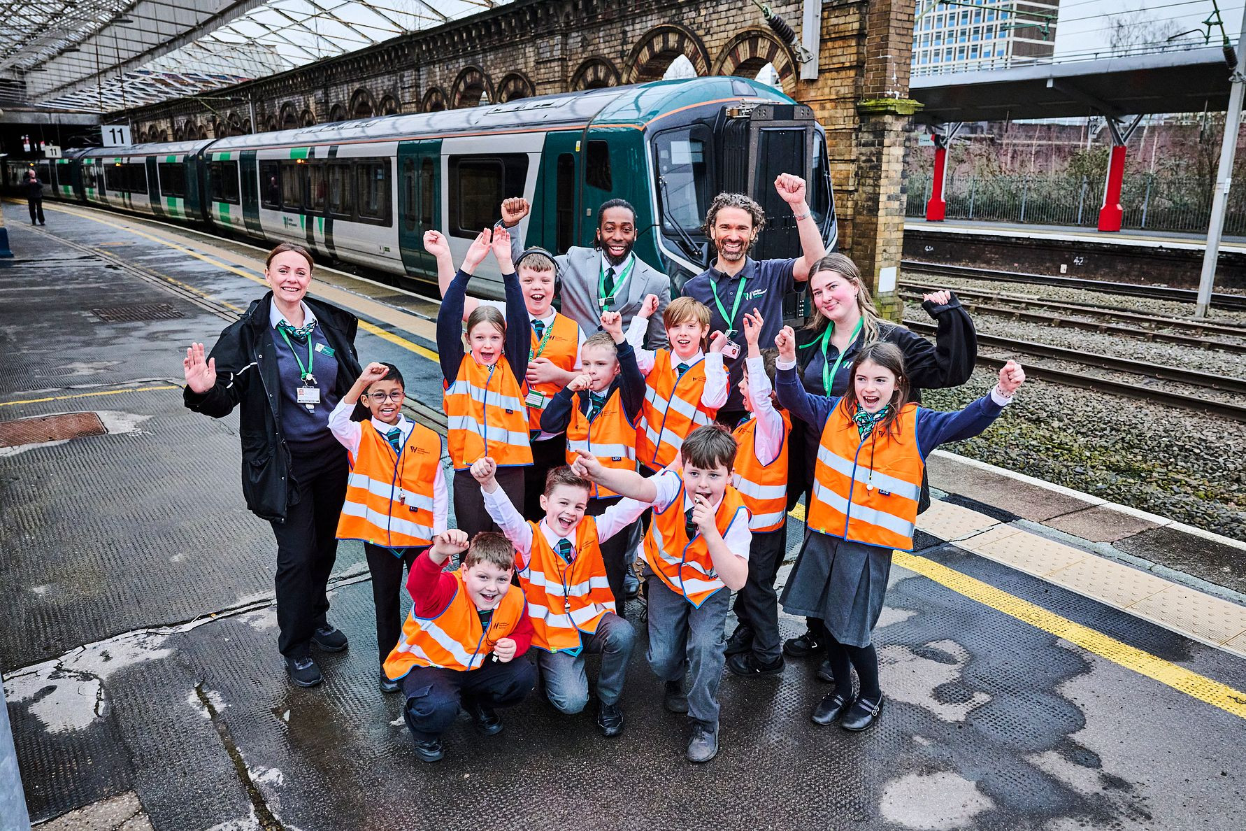 London Northwestern Railway: Ten train-mad youngsters become mini conductors for the day