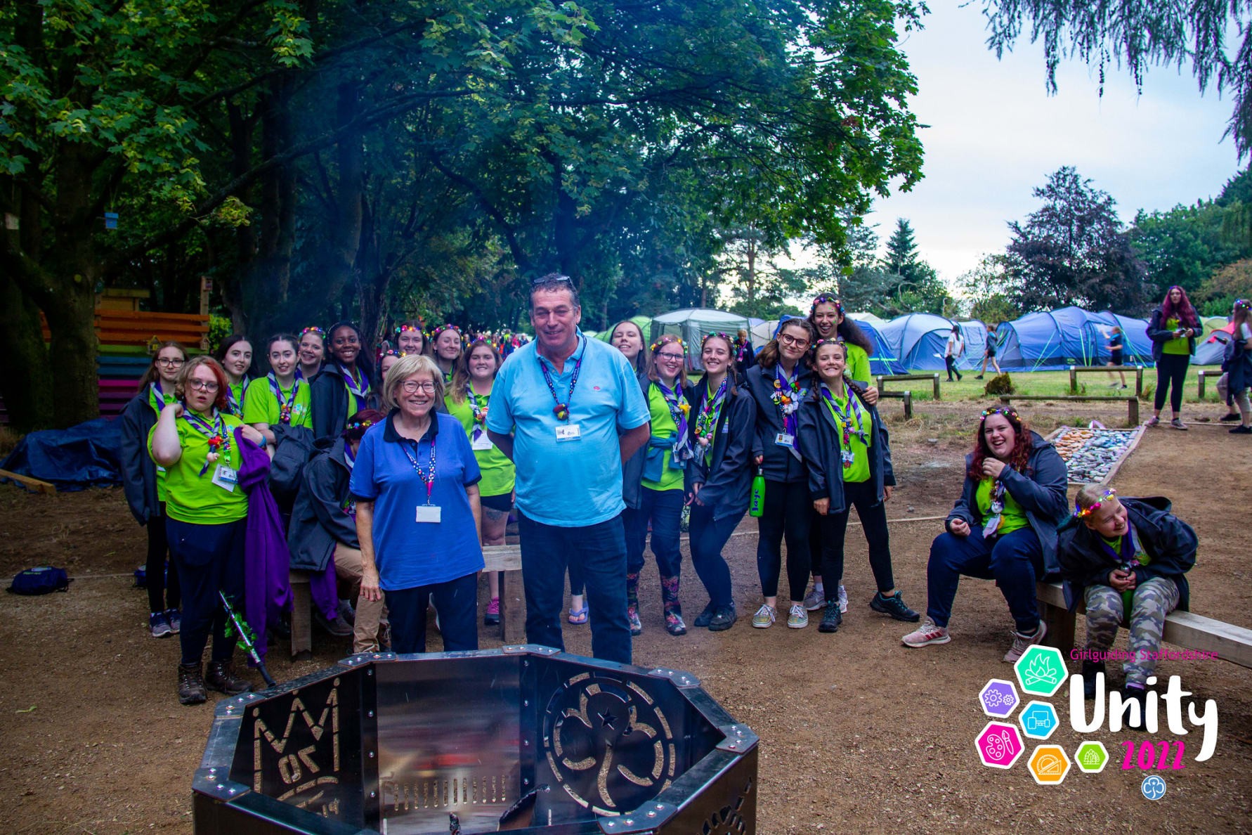 Over 600 girl guides design sensory garden in Stone thanks to London Northwestern Railway