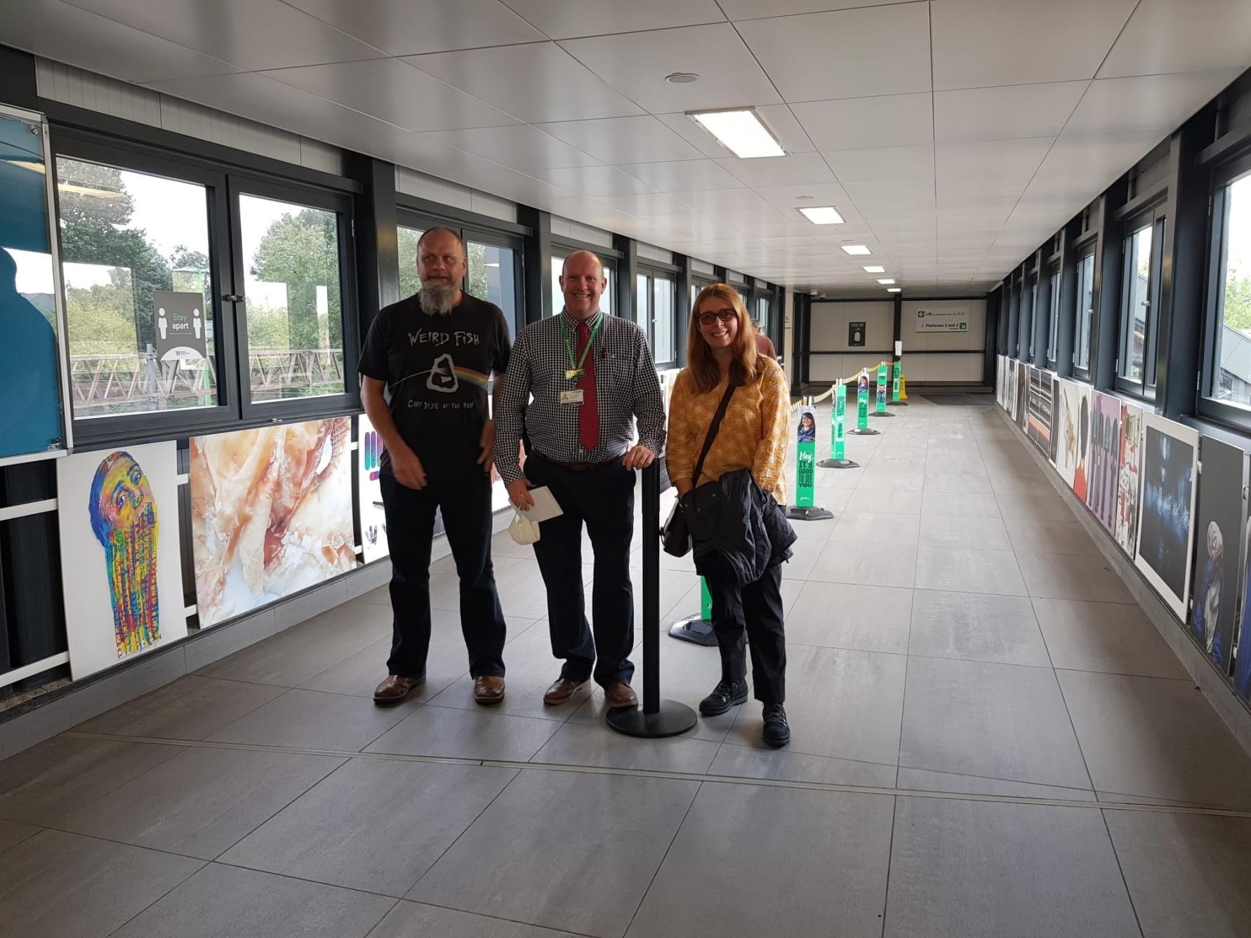 Artwork exhibition unveiled at Northampton following college link-up