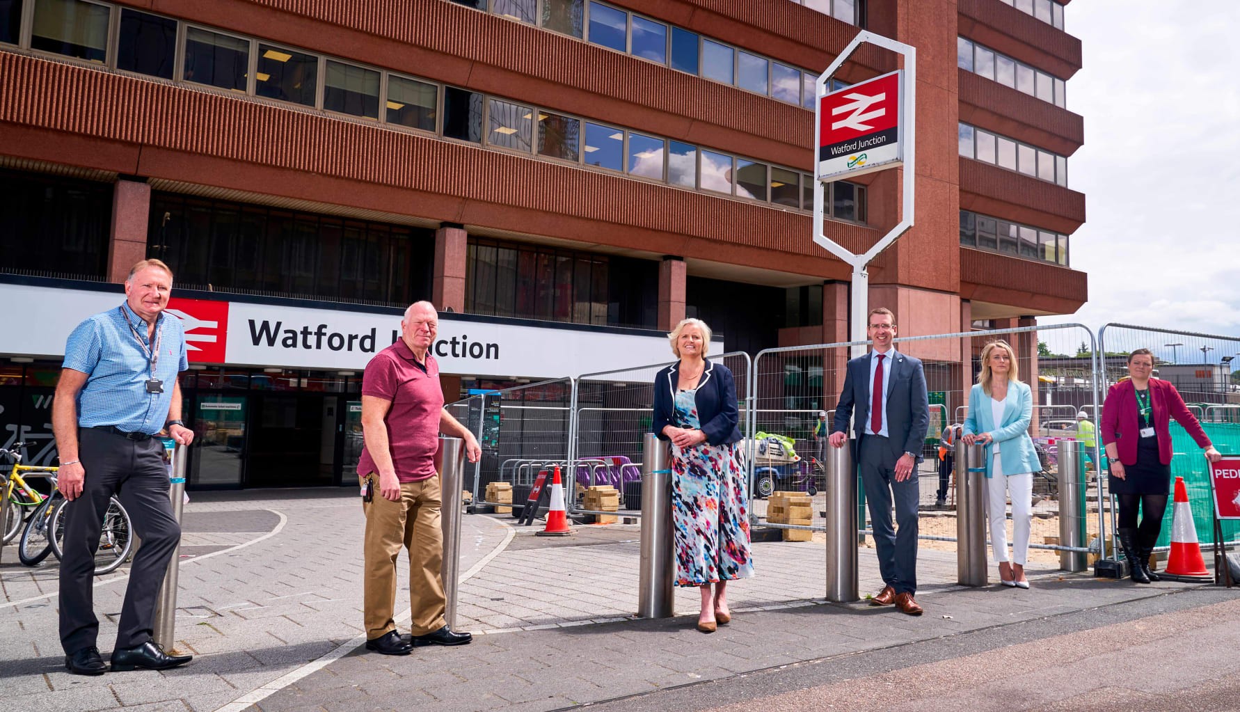 Watford Junction forecourt improvements under way