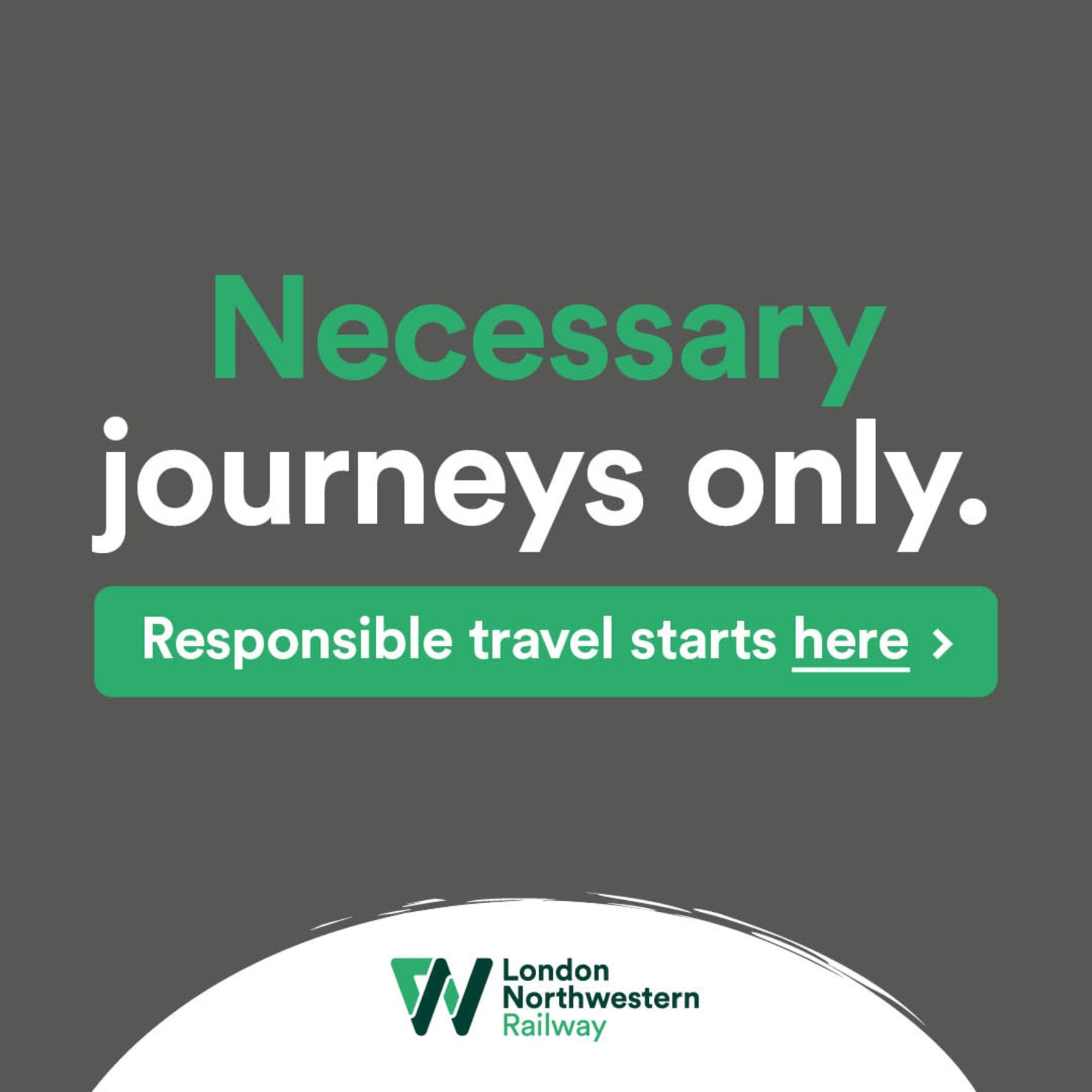 London Northwestern Railway urges customers to avoid the train when planning reunions